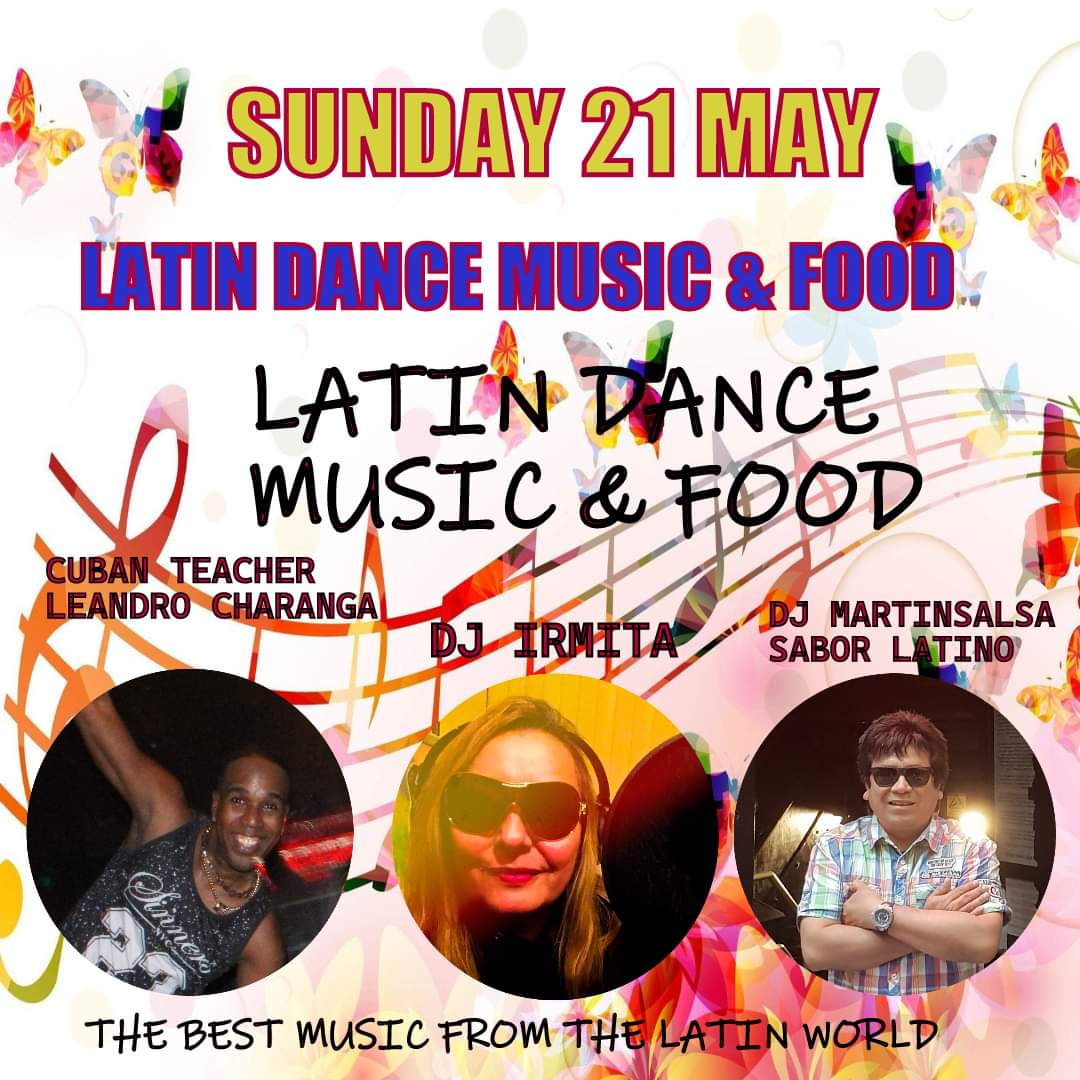 DjMartinsalsa's tweet photo. Come and join us for a Special Sunday, Latin experience with Latin music, dance &amp; Peruvian cuisine.  Sunday 21th May @St Basil's Club Widnes.
⏰: 4pm Peruvian Cuisine
Guest Cuban teacher LEANDRO CHARANGA , Classes 6.30pm 
Guest DJ IRMITA &amp; DJ MARTINSALSA, Party  8pm till 11.30pm https://t.co/hezOEXrHIJ