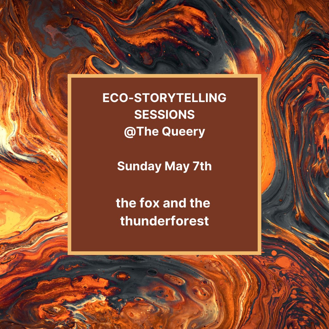 Next eco-storytelling session @TheQueeryBTN Brighton on Sunday May 7th, 10am - 12 noon, to explore spring storms and blossoms, and tell the story of the fox and the thunderforest. joannagilar.com/storysessions #storytelling #story #spring #brighton