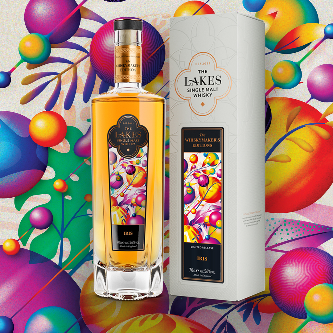 LakesWhisky's tweet photo. A prismatic play of colours, aromas and flavours, The Whiskymaker's Editions #Iris opens a world where everything is turned to the max and the everyday is suddenly transformed into a vivid multi-sensory explosion of fun.

Available now: https://t.co/z9oUu4zlFG https://t.co/XXj65fJQyh