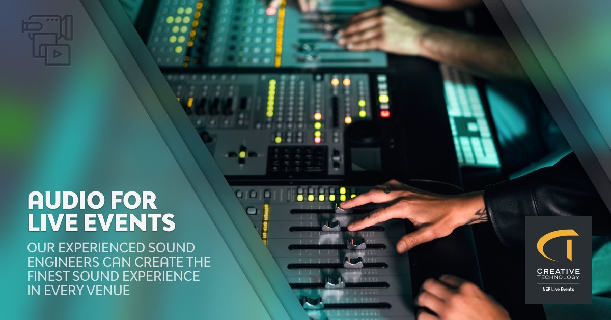 Whether it’s a panel discussion, live performance or simply background music, our highly experienced team of sound engineers will supply the most suitable equipment &amp; support to ensure that your event sounds clear &amp; professional - aer.me/ctielive #audiovisual #ctireland