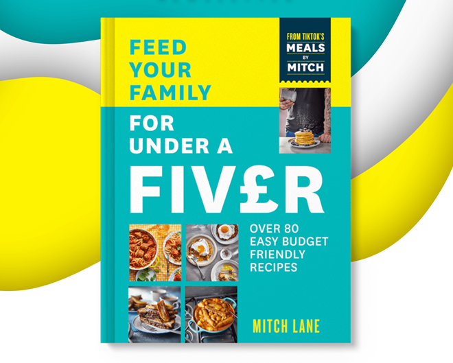 HarperNonFic's tweet photo. We are delighted to publish Mitch Lane's essential new cookbook today, #FeedYourFamilyForUnderAFiver! 

No fancy skills, ingredients or equipment are required to make delicious meals that the family will love, and they won't break the budget! 

Out now! https://t.co/1MN9veE56Z https://t.co/ER1gbBgsSd