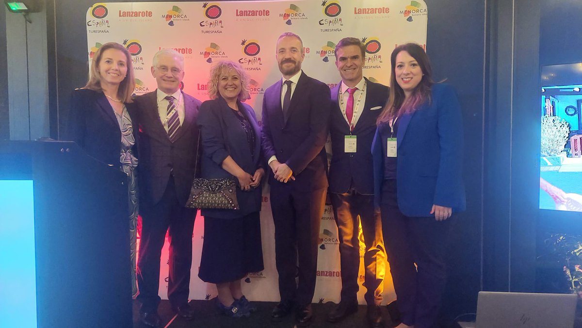 SPELTurismoLZT's tweet photo. Muchas gracias a @Turespana_ y al @ConsellMenorca por el excelente evento sobre sostenibilidad #SpainSustainabilityDay que celebramos ayer en la capital londinense. ¡Bravo! 

#SPELTurismoLanzarote #Turismo #Lanzarote https://t.co/oFAKcP1JHt