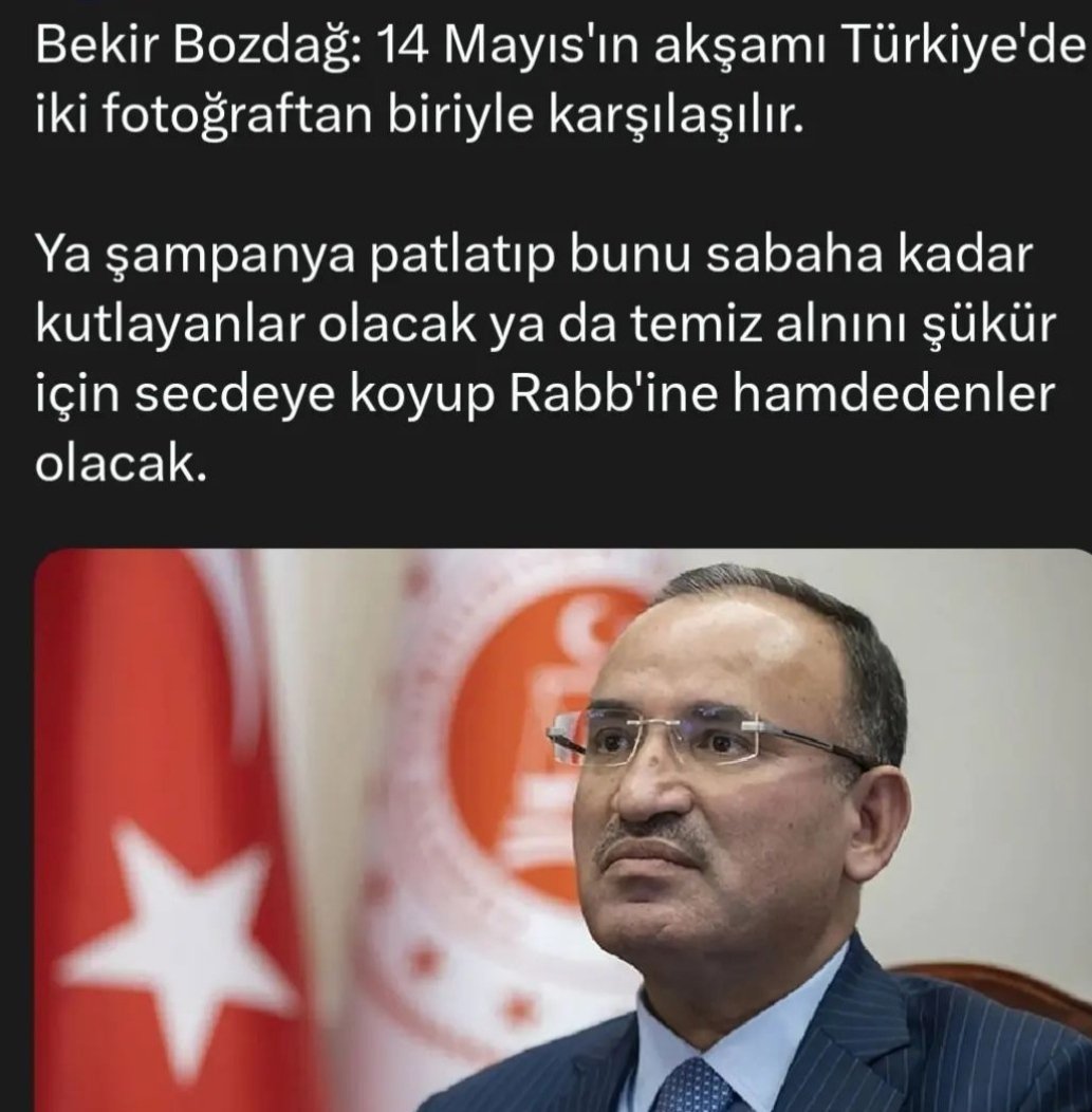 profesorfacia01's tweet photo. Sana ne Bekir, sana ne?!

İsteyen şampanya patlatır,
İsteyen gazoz içer, isteyen ayran!

Dileyen namaz kılarak kutlar,
Dileyen dua ederek,
Dileyen Cami'de,
Dileyen Cemevi'nde,
Dileyen Kilise'de,
Dileyen Havra'da.

Canı isteyen halay çeker,
Canı isteyen Horon teper,
Canı isteyen dans eder!

Bıkamadınız bu milleti ayrıştırarak oy devşirmekten!

Ama artık yemiyor kimse!

Hadi başka kapıya!..

#ilkTurdaBitiyor