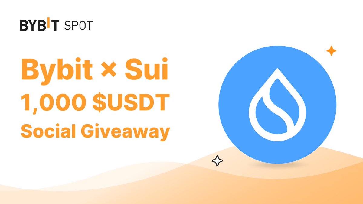 📣 Bybit x SUI Social Giveaway: Stand a chance to win from a pool of 1000 $USDT!

🗓 From now until Apr 30, 10AM UTC

1️⃣ Follow us &amp; <a href="/SuiNetwork/">Sui</a>  
2️⃣ Tag 3 friends &amp; Retweet this: shor.by/iTi4 
3️⃣ Fill in this form: shor.by/Gi75