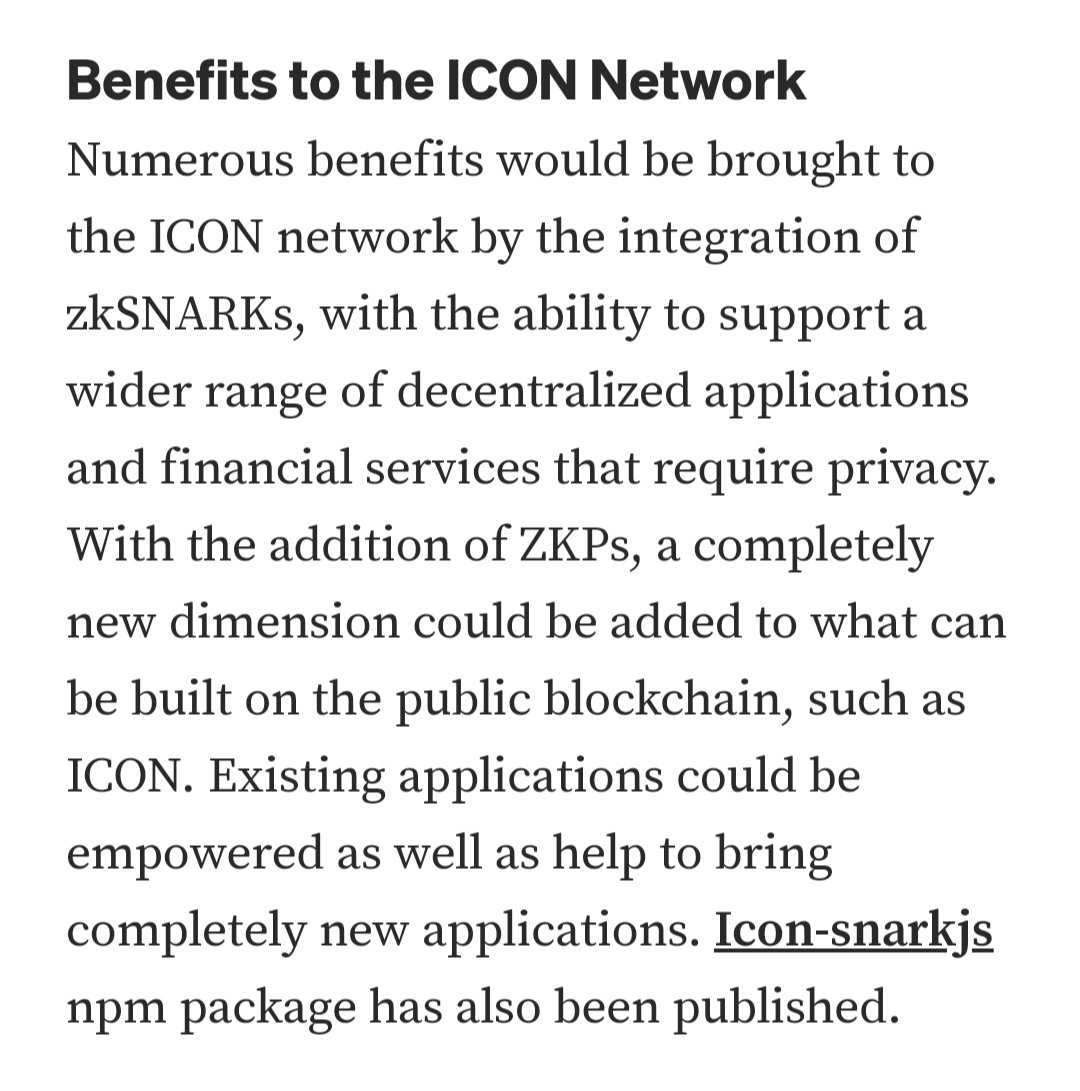 JabaTheX's tweet photo. Congratulations for the ZKP integration 🔥 Zero knowledge proofs are essential for privacy and security of the txs!! And ICON is in the forefront of this integration 🔥
#icx $icx #bnb #polygon #eth #btc #nft #zkp https://t.co/LPrVbL4yDL