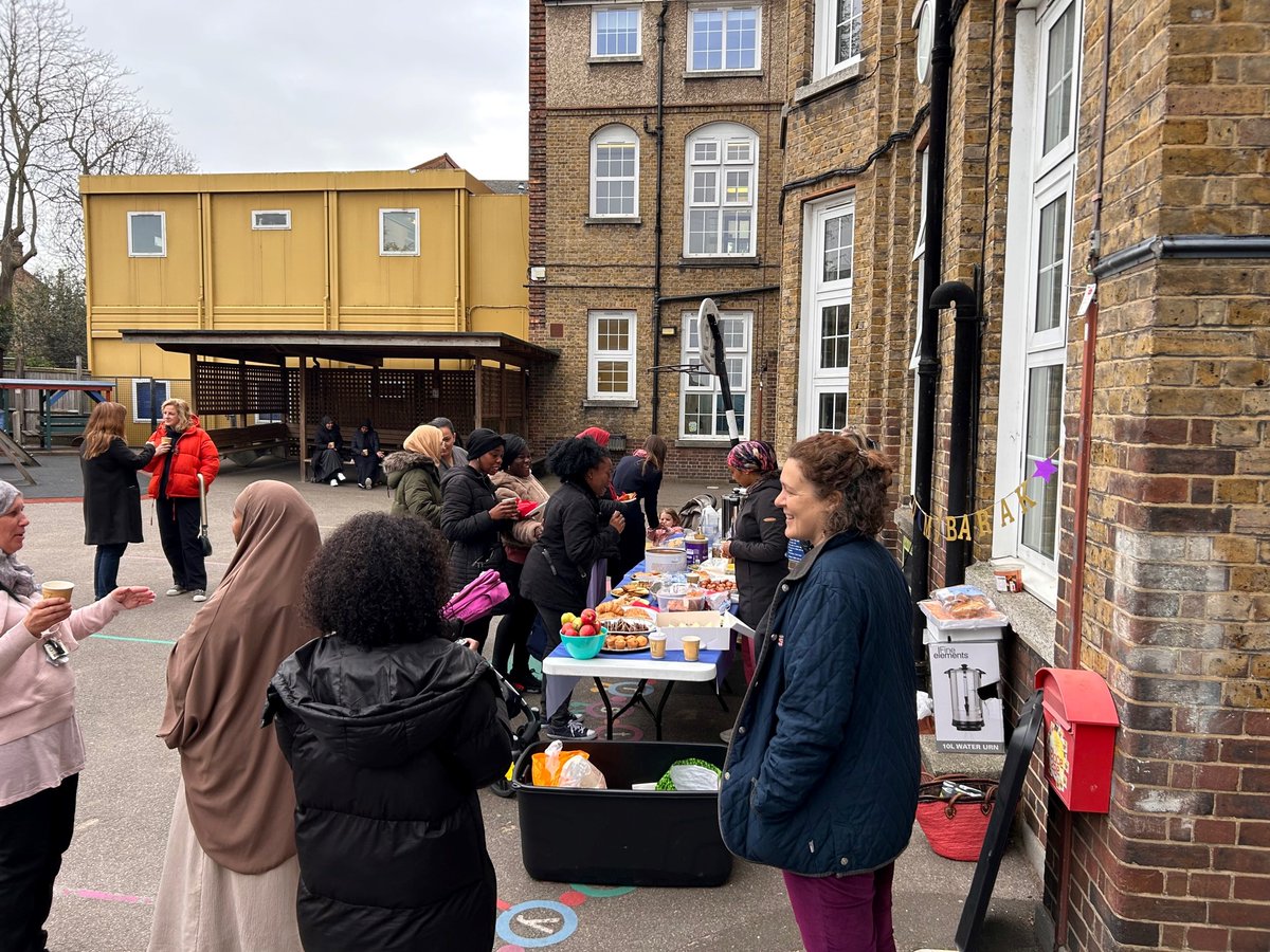 allfarthingsch's tweet photo. Thank you to our wonderful parents for a delicious spread of food this morning for our EID and whole school coffee morning.  Lovely to welcome so many of our families ☕️📷🥐 https://t.co/j3Gfa1qyxR
