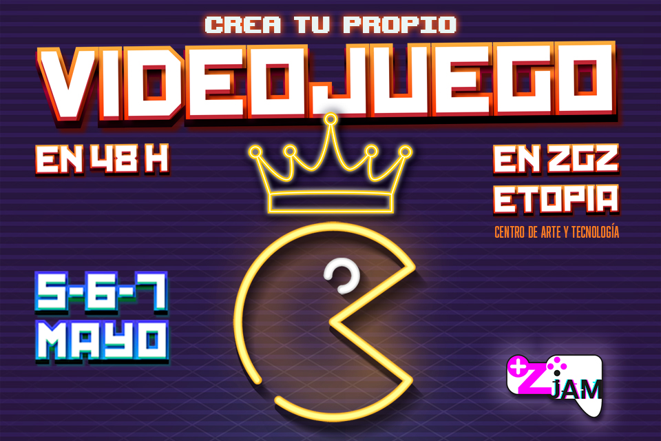 zaragoza_es's tweet photo. .@etopia_ acoge el evento más importante de la ciudad en desarrollo de prototipos de videojuegos: #ZJAM.
🏆Premio al mejor juego dotado de un premio en metálico de 1.300€.
Los fondos recaudados se destinarán a la Fundación https://t.co/f0zLbUbikp
Info. > https://t.co/5YjVuRdn0D https://t.co/TVCyQTVjBz