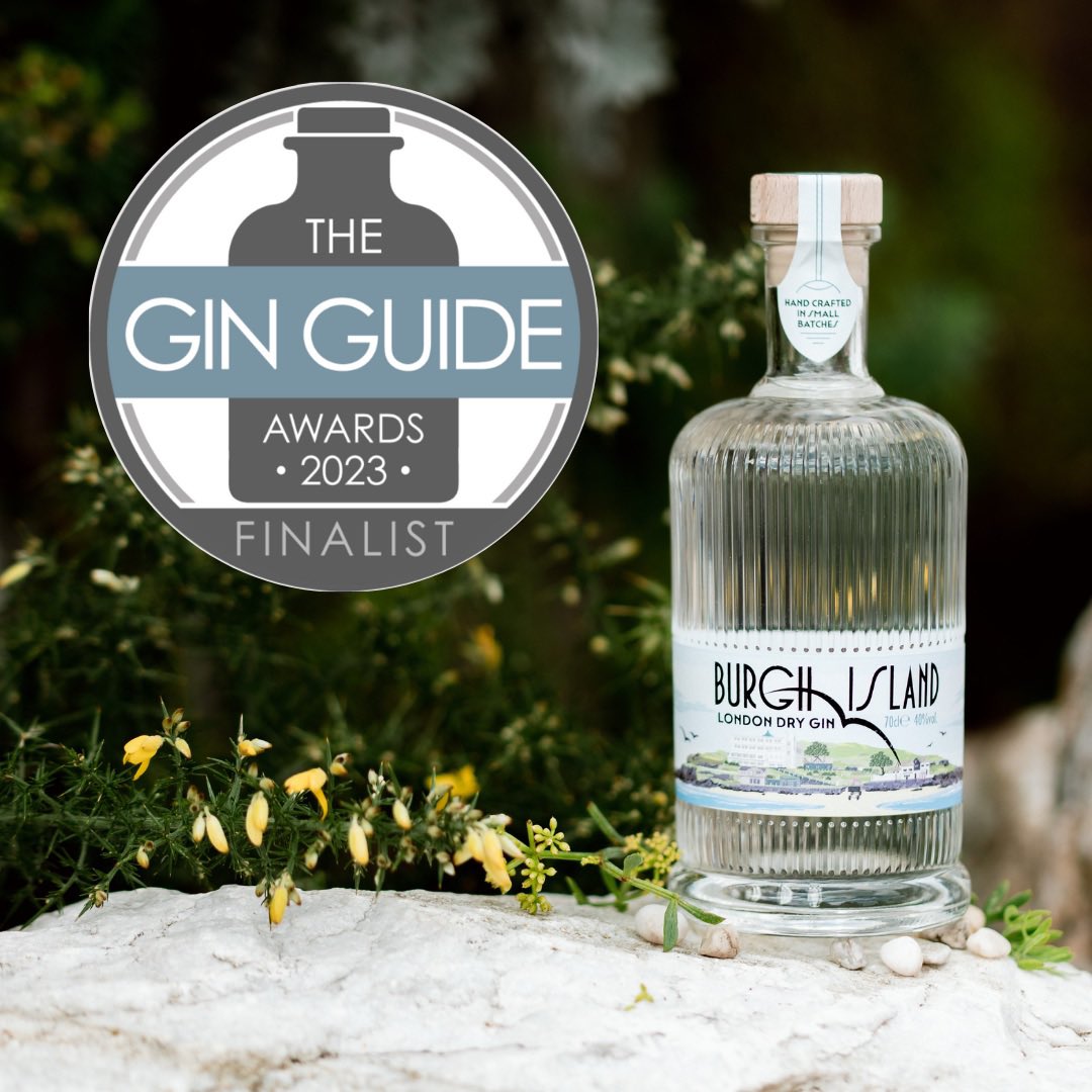 3rd time in as many years that Crosskirk Bay Gin is a finalist in @theginguide Awards! It’s a great follow up honour to their great IWSC win for Burgh Island London Dry Gin!
