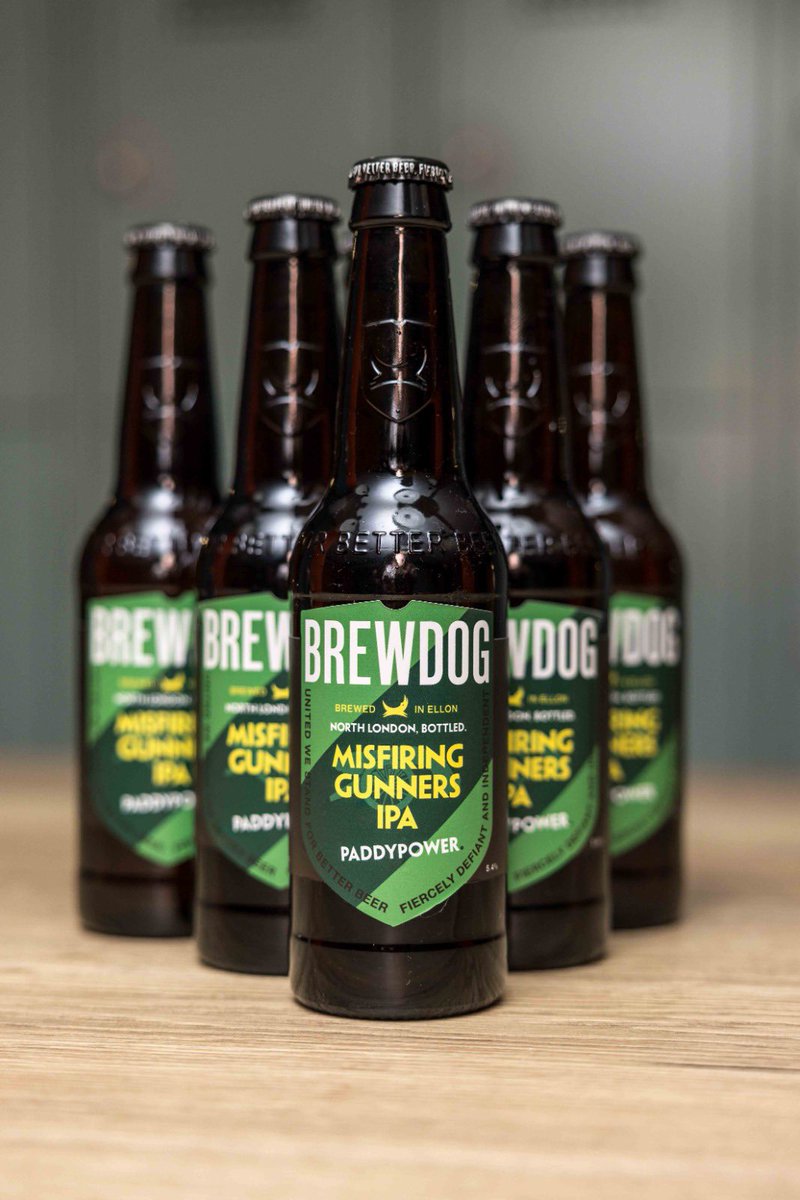 North London. Bottled. Retweet this post for your chance to win one of 10 Limited Edition bottles of Brewdog Misfiring Gunners IPA. Warning: May contain the tears of Arsenal fans... 18+ Drink Responsibly: BeGambleAware