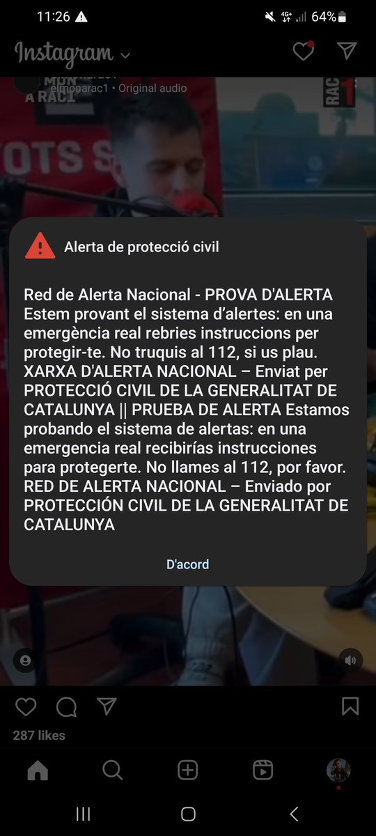 ArnauTordera's tweet photo. Estava mirant un vídeo d'Stay Homas i m'ha aparegut això. No imaginava que seria tan greu. https://t.co/H9fwqP20hy