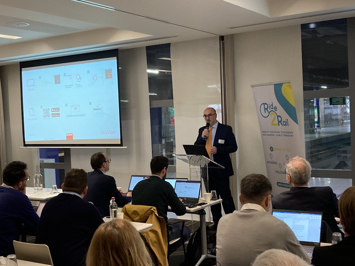 “Mobility options incl. on demand transport, MaaS, car-sharing, are changing our “transport landscape”- for UITP as champion of public transport, it’s fundamental to look at this very closely and play an active role with our members” @Umberto_UITP at the #RIDE2RAIL final event