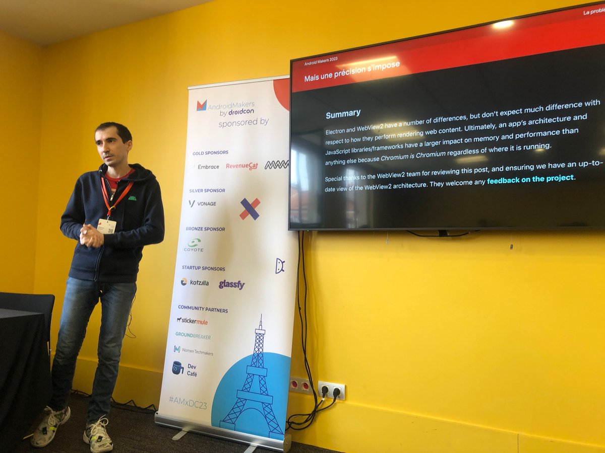 __brah's tweet photo. Discovering Rust for Android business, data logic with Tauri  by @g123k  #AMxDC23 @DevCafeYt #webfront #crossplatform https://t.co/rnTbtpz5DY