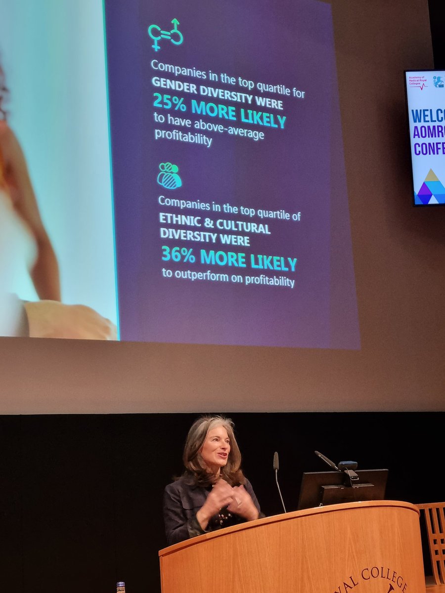 It pays to improve diversity!

Companies who are high performers in terms of gender, ethnic &amp; cultural diversity also have above-average profitability

Nadine Heggies at #wil2023