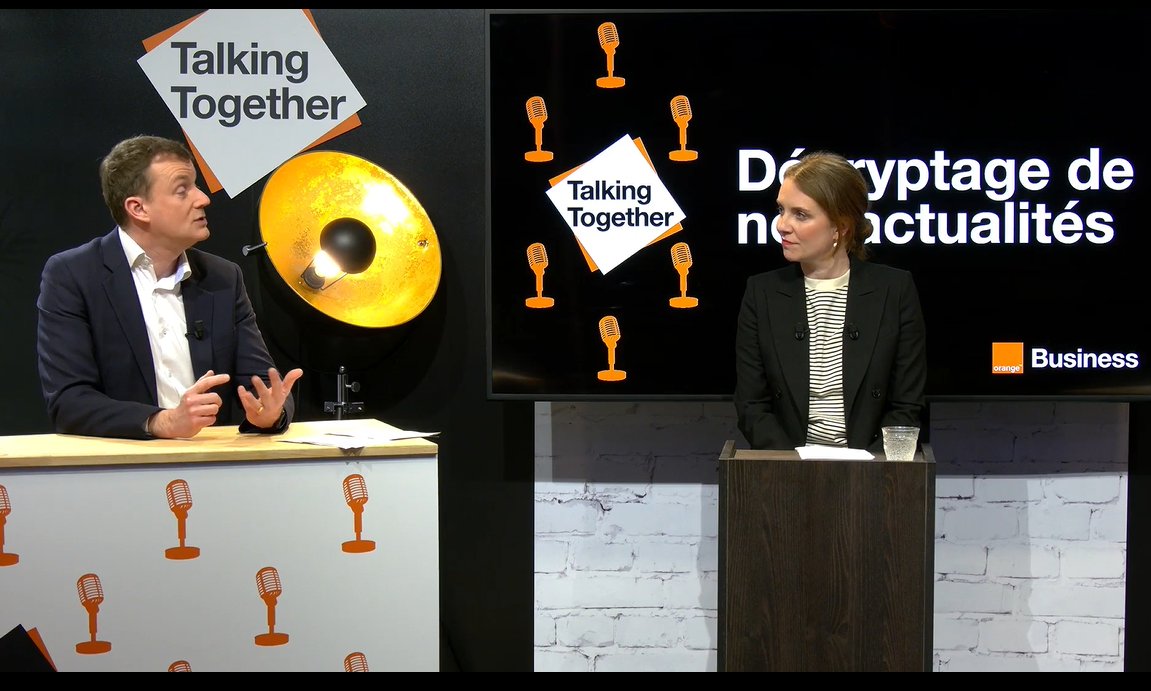 blouvel_fr's tweet photo. @orangebusiness #TalkingTogether Merci @AlietteML @LaurentAufils @sophiebrafman welcome @usmanjavaidorange https://t.co/12DmirJbfA