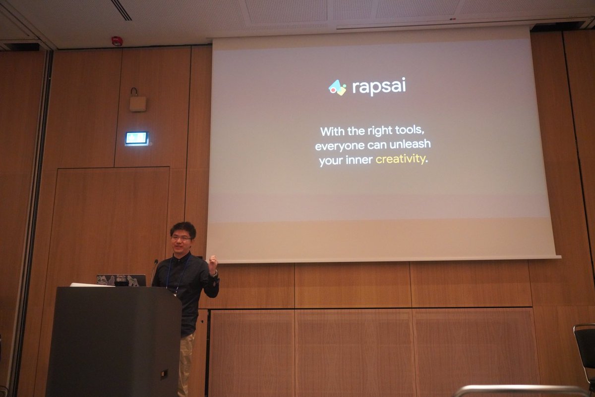 DuRuofei's tweet photo. Go team #Rapsai! https://t.co/GDDDXH5ptA #CHI2023 @sigchi Thank you everyone for attending my talk! See you next year in Hawaii! https://t.co/Nl2bX59wJB