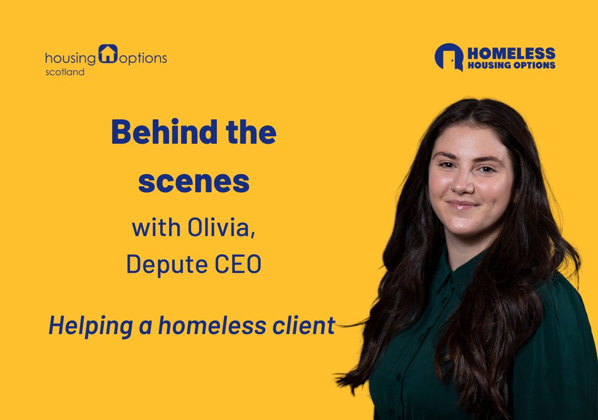 HousingOpsScot's tweet photo. Pop onto our website for our 2 mins read where Olivia our Depute CEO chats about the help she’s giving a homeless client #HousingOptions #Homelessness #ClientWork #JoinedUpWorking https://t.co/BU9P22IJ56 https://t.co/cqn1mp6Izm