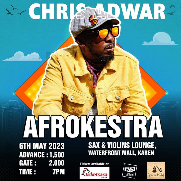 #OffBeat We are thrilled to invite you to a one-of-a-kind event on Saturday, May 6th, 2023, @SaxandViolinsLounge, @TheWaterfrontMall, Karen Nairobi, #Afrokestra. We have the pleasure of presenting <a href="/chrisadwar/">Oriso</a>,whose performance promises to be a unique and unforgettable experience.