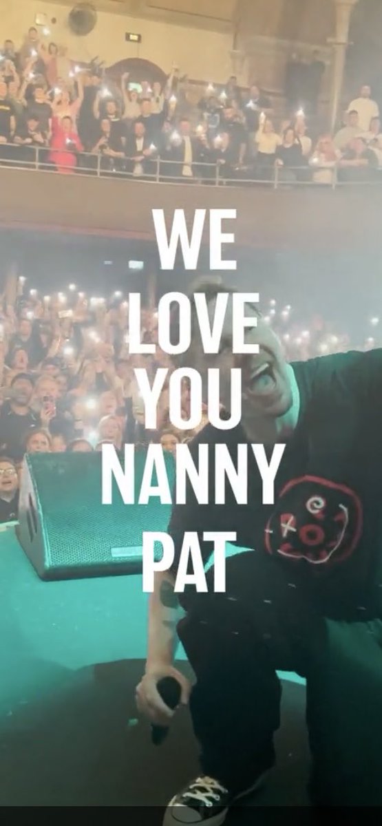 Big love for Nanny Pat ⁦⁦<a href="/professorgreen/">Professor Green</a>⁩ #Manchester 💛 
 
So brilliant that ⁦<a href="/professorgreen/">Professor Green</a>⁩ talks so openly about being raised by his grandmother #KinshipCare #ValueOurLove ⁦<a href="/kinshipcharity/">Kinship</a>⁩