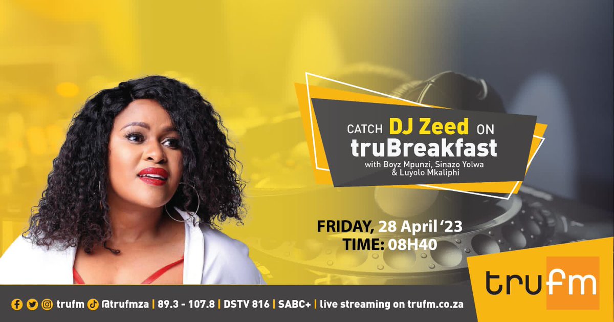 Zide_Bukiwe's tweet photo. Tomorrow it’s on! Please don’t miss my live mix on @trufm 🤘🏾🤘🏾 https://t.co/2YSMuCAHvi