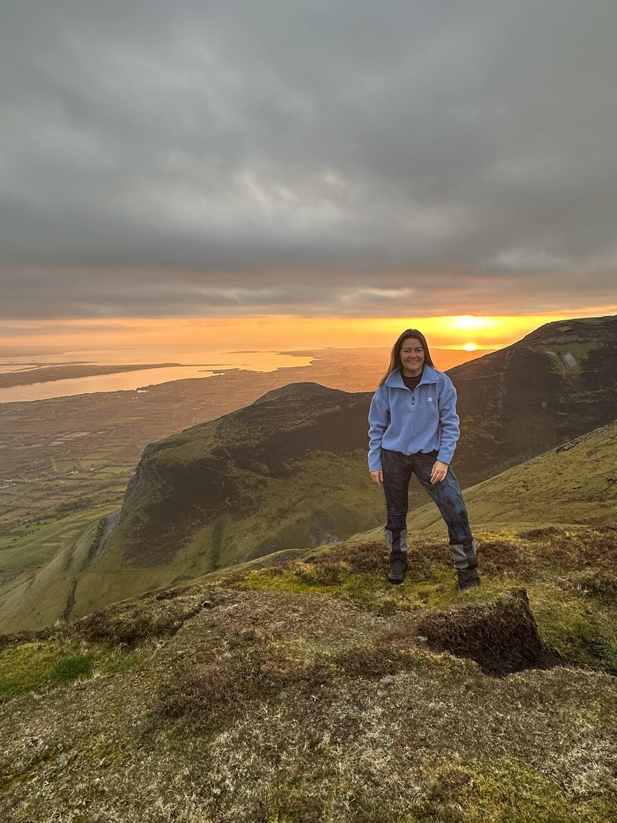 Home soil is the best feeling #kingsmountain #sligo #dartrymountains #nighthikes with North west adventures in Sligo great craic with a great bunch of new friends #hikelife #sunset #ireland