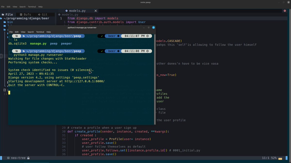 mryeyintaung669's tweet image. so satisfied with the set up 
#linux_mint
#astrovim
#oh_my_zsh