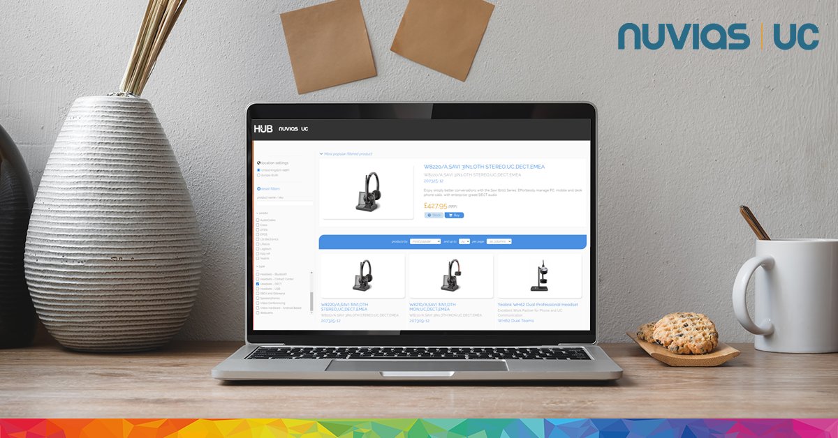 Have you tried our Hub #Webstore? Automation and customer self-management are a key part of the strategy of successful business in the #channel. Hub provides up-to-date pricing, stock information, ordering, tracking and reporting. nuvias-uc.com/webstore-stock…

#UnifiedCommunications