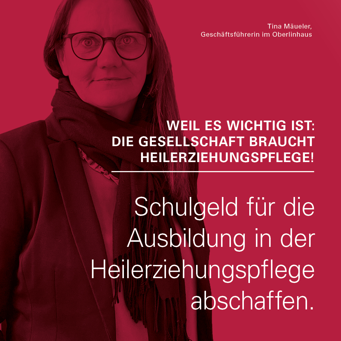 Um den Beruf #Heilerziehungspfleger:in attraktiver zu gestalten, muss es eine bundeseinheitlich angemessene #Ausbildungsvergütung und vereinfachte Zugänge geben‼️ Wir fordern eine bundesweit gleichwertige #Anerkennung des Berufsbildes. oberlinhaus.de/news/schulgeld…