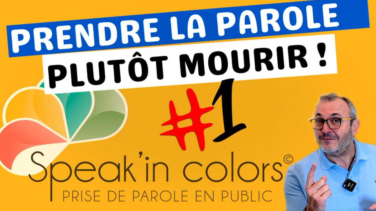 pascalpilat's tweet photo. 🚀 🚀 🚀 Lancement de notre Web-série sur la prise de parole en public et la méthode "Speak'in colors" et notre chaine YouTube !
🚦 Découvrez une méthode unique présentée par Pascal Pilat, formateur depuis 13 ans .
📲 https://t.co/0NuqYxxCvi
#tips #prisedeparoleenpublic #orateur https://t.co/AMDaBj8j1S