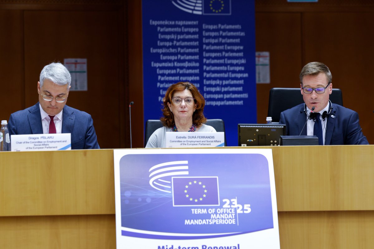 EESC_President's tweet photo. Fruitful debate on a solid reform of the #EuropeanSemester and its role in shaping the future of the 🇪🇺.

"You cannot have economic development without investing in #SocialCapital and pay attention to social relations." 💬 @dragos_pislaru thank you and Estrella Durá Ferrandis. https://t.co/Qqk83mzyvx