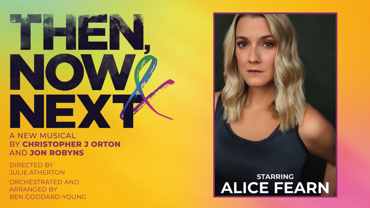 Then, Now & Next musical (@tnnmusical) on Twitter photo ANNOUNCEMENT 🎭We're thrilled that our world premiere production comes to <a href="/swkplay/">Southwark Playhouse</a> this Summer starring <a href="/alice_fearn/">Alice Fearn</a> and directed by <a href="/Julie_Atherton/">julie atherton</a>. Tickets are now on sale for <a href="/KitOrton/">Christopher J Orton</a> and @JRobyns heartwarming, original musical.
🎟️ bit.ly/41JLMqA
📅 23 June - 29 July ANNOUNCEMENT 🎭We're thrilled that our world premiere production comes to <a href="/swkplay/">Southwark Playhouse</a> this Summer starring <a href="/alice_fearn/">Alice Fearn</a> and directed by <a href="/Julie_Atherton/">julie atherton</a>. Tickets are now on sale for <a href="/KitOrton/">Christopher J Orton</a> and @JRobyns heartwarming, original musical.
🎟️ bit.ly/41JLMqA
📅 23 June - 29 July