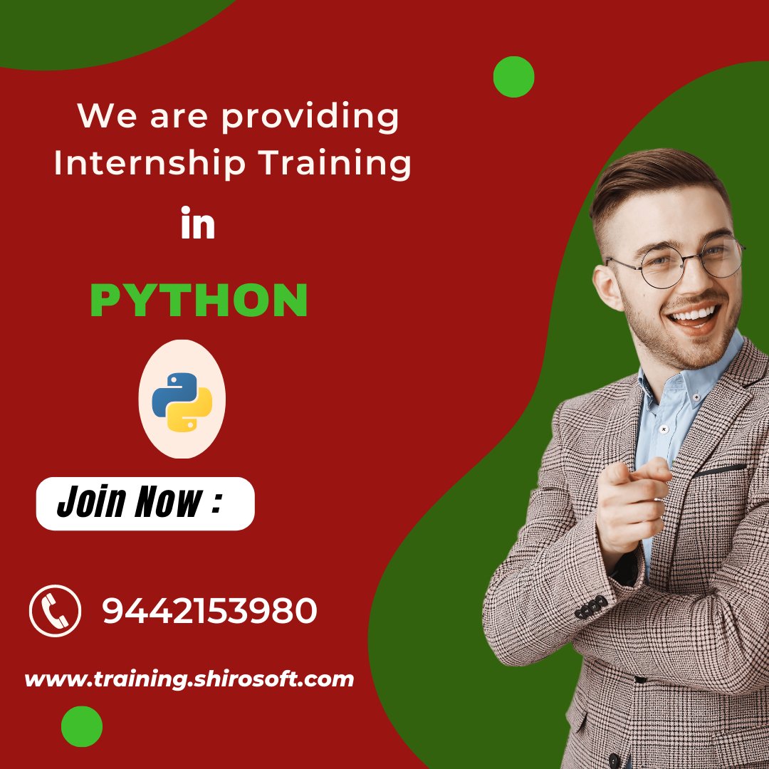 TrainingShiro's tweet photo. Shiro Software Solutions is a Software Development Company and a Training Institute. https://t.co/0PSmFlVnV5. we provide internship training course for #CSEstudents #ITstudents #MCAstudents #internshiptraining #internshipinpython #internshipinwebdevelopment https://t.co/z9opD6rYcU