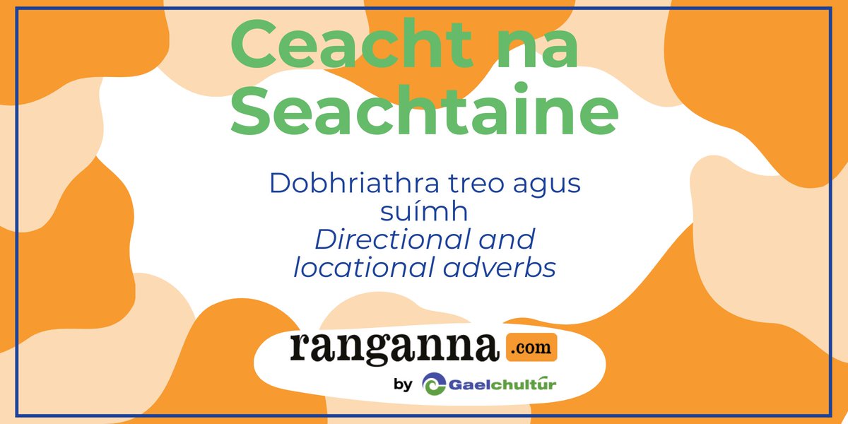 gaelchultur's tweet photo. Má bhain tú sult as #CeachtNaSeachtaine seo, you can register for a course on https://t.co/Ffh0Vq3jK4 at a level to suit you and learn Irish at your own pace!
#GramadachNaGaeilge #IrishGrammar #RangannaGaeilge #IrishLanguageClasses #Gaeilge #IrishLanguage #Gaelchultur https://t.co/F34g0ou1A4
