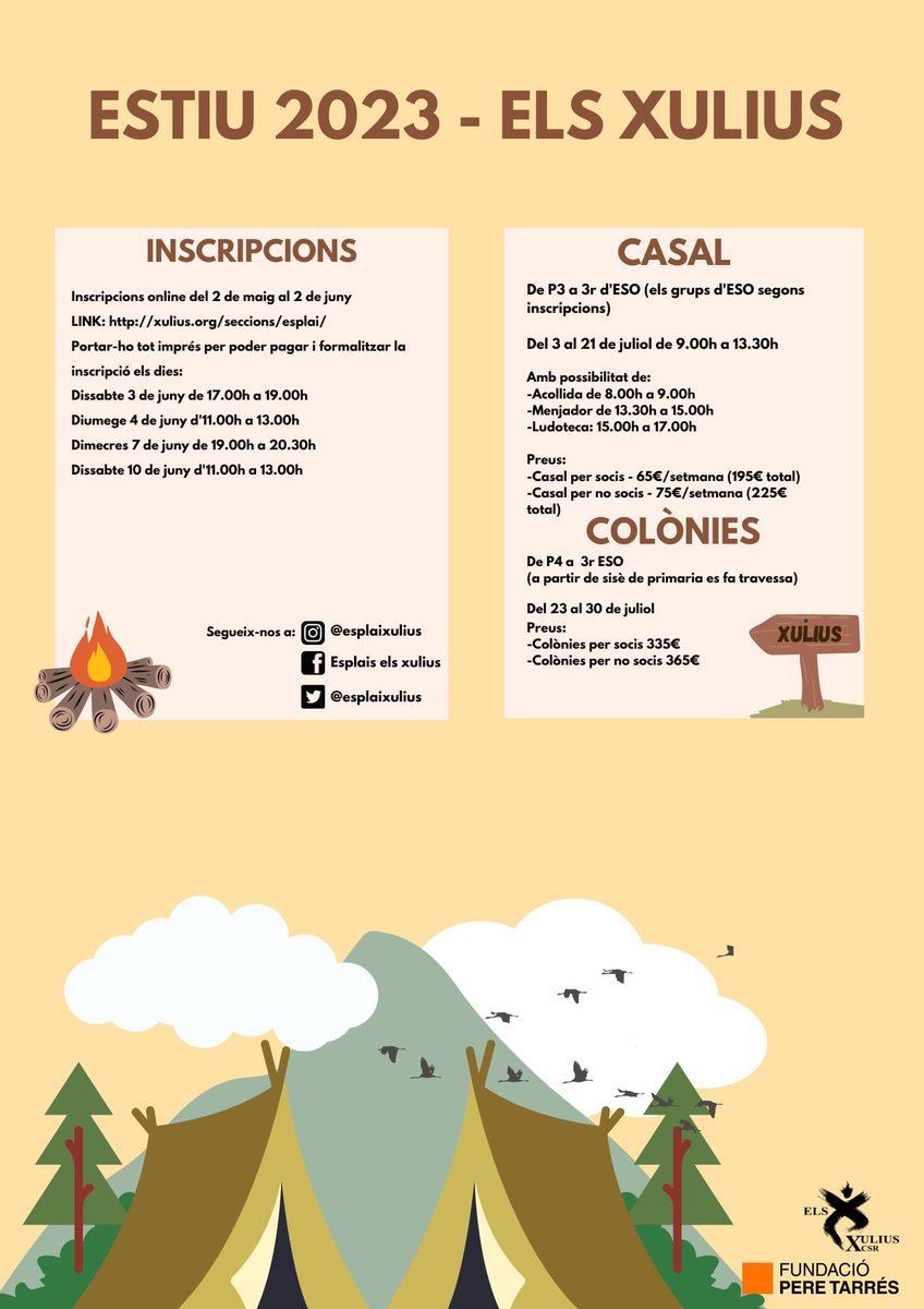 Esplai Els Xulius tweet media