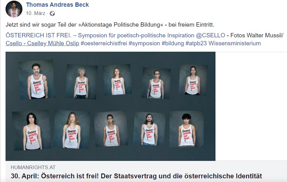 Aktionstage_PB's tweet image. Pläne fürs verlängerte Wochenende?
In #Oslip (Burgenland) findet in der &quot;Müh&quot; ein Symposion für poetisch-politische Inspiration statt. Kurz: Kulturelle meets #PolitischeBildung
Mit dabei u.a. der Staatsvertrag v. 1955: humanrights.at/aktionstage/20…
burgenland.orf.at/stories/320471…
@Staatsarchiv
