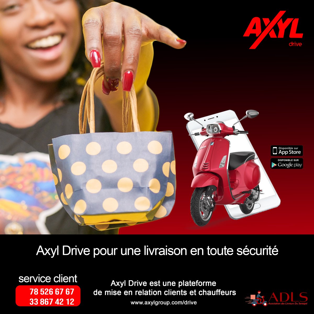 AXYL Drive, Osez la technologie pour votre sécurité
N'attendez plus! vous pouvez dès à présent télécharger l'application sur Play store play.google.com/store/apps/det… et sur App store apps.apple.com/us/app/axyl/id…
#sunugal #transport #senegal2022 #voyage #dakar #senegalemergent #dakar#dakar