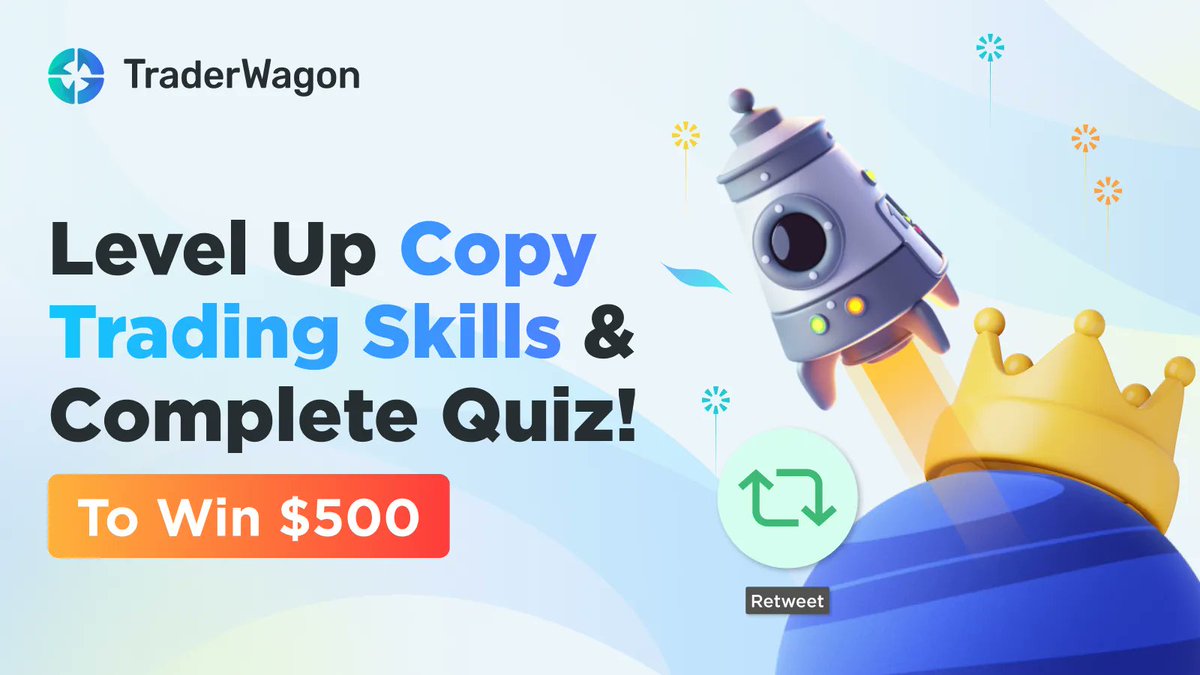 Learn about 3 fundamentals of copy trading, level up your skills and win $500 prizes!

To join: 
1️⃣Learn about Copy Trading: buff.ly/3LzaQej
2️⃣Follow us &amp; retweet this tweet
3️⃣Complete the quiz buff.ly/40GSJaH 

50 with the top score will win!!