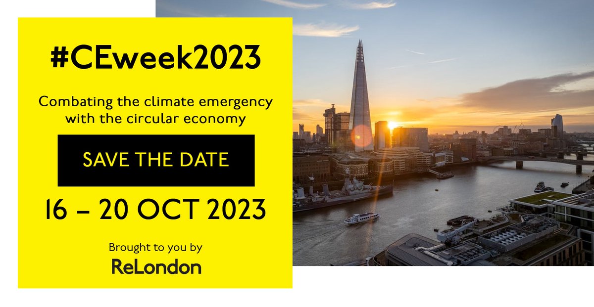 Take part in #CEweek2023! Our flagship #CircularEconomy Week returns 16-20 October 2023 and we're inviting businesses, organisations, innovators and pioneers to take part in the week's events. Keen to get involved? Download our partner pack here: zurl.co/8bfR