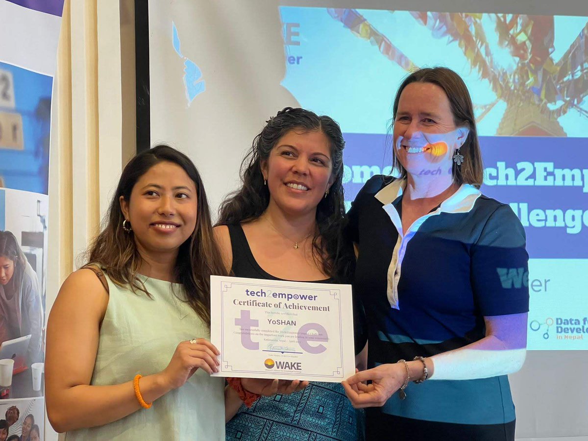 YoSHAN team participated in the Tech2Empower Challenge on 24th-26th April,2023.
Tech2Empower connected us with teams of Advisors from companies like Google, LinkedIn who provided hands-on project work, feedback, mentoring and training on technology tools and platforms.
<a href="/WakeIntl/">WAKE</a>