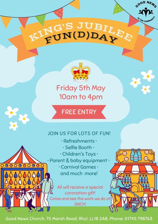 fb.me/e/17NH1smPn

#rhyl #NorthWales #fun #Jubilee #community #Church #fundraising #free #funDay