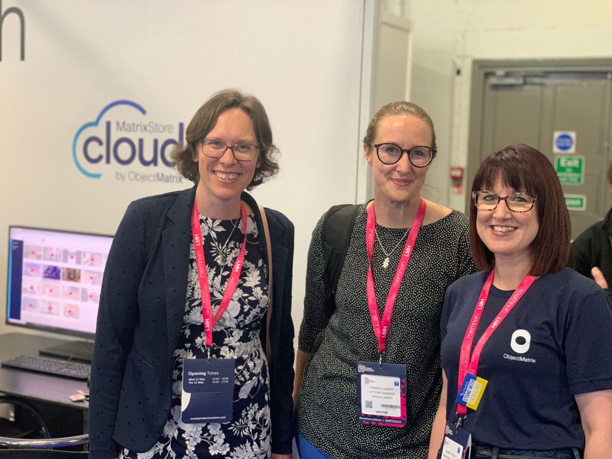 Object_Matrix's tweet photo. Take a look at what we got up to over the last few years at the @mediaprodshow!

If you're attending the event you can visit us at stand D20! Or click the link to pre-book a meeting 👇 https://t.co/9zVAxM22IH

#MPTS2023 #industryevent  #throwbackthursday https://t.co/CecAvWDdru