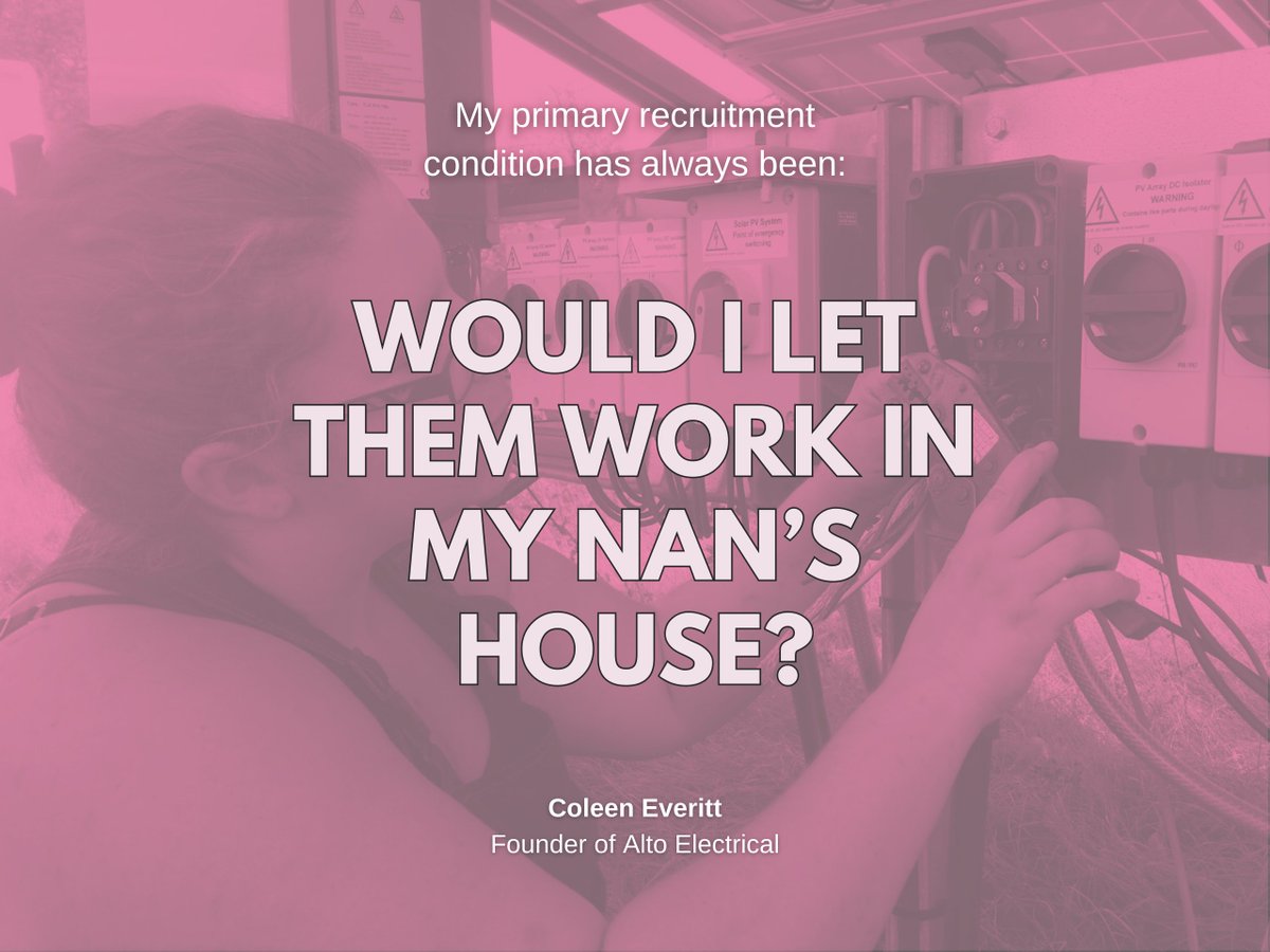 Coleen believes in hiring a team she can trust. 

Not only are the Alto engineers efficient and professional, they pass the 'nan's house' test with flying colours! With a commitment to excellence, our team provide the finest and friendliest service to all of our customers.