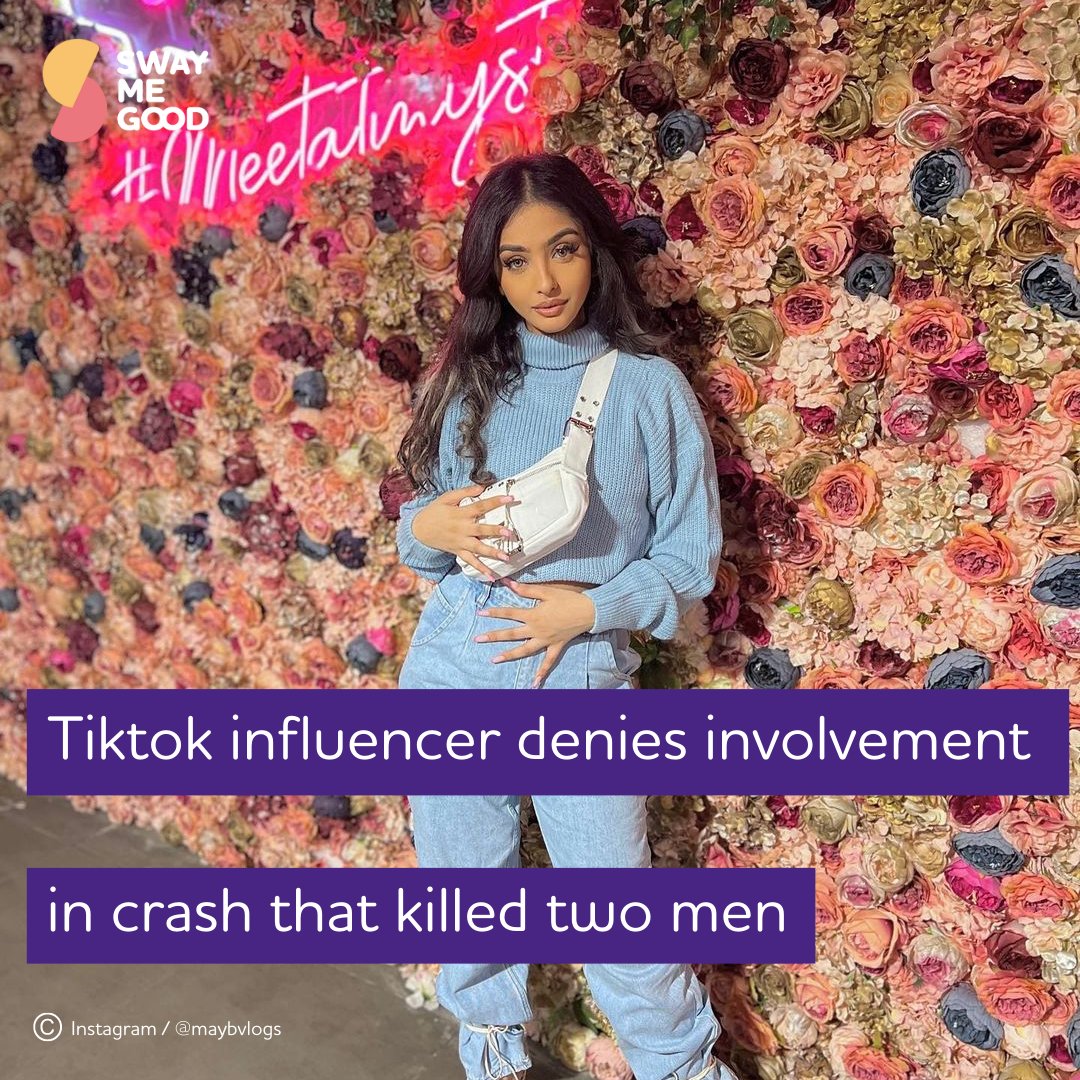 SwayMeGood's tweet photo. Tiktok influencer denies involvement in crash that killed two men.

Read more at https://t.co/72XVyYtKd9

#swaymegood #SMGnews #dailynews #breakingnews https://t.co/1KEmOavizL