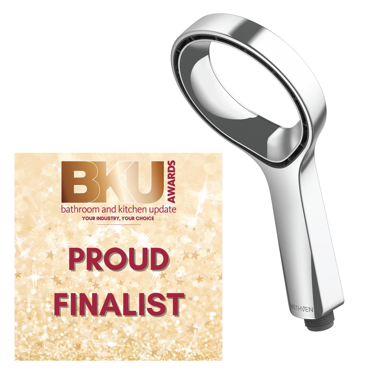 We're delighted to have made the shortlist for the “Best New KBB Product’’ Awards at this year’s BKU Awards for our Aurajet Aio S handset!

KBBFocus #bkuawards #finalist #corporateawards #bathroomandkitchenupdate