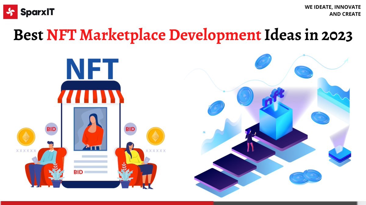 TeamSparxIT's tweet image. Get ahead of the game with these cutting-edge NFT marketplace development ideas for 2023! 🙌🏽 
Elevate your digital art game and make your mark in the NFT world. 🔥 

#NFTdevelopment #2023ideas #digitalart

bit.ly/3HbgtNq
