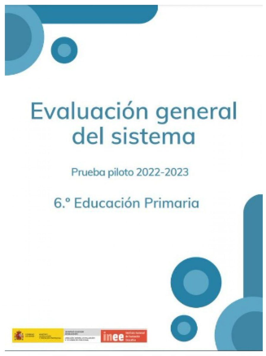 educaINEE's tweet photo. El próximo 3 de mayo comenzará la prueba piloto de la Evaluación general del sistema, una #Evaluación competencial en la que participarán alumnos de 6.º EP y se evaluarán las competencias en Comunicación Lingüística y STEM. 
Más información en👉 https://t.co/RFqrKcLcGp https://t.co/Hu2aoPb6Ay