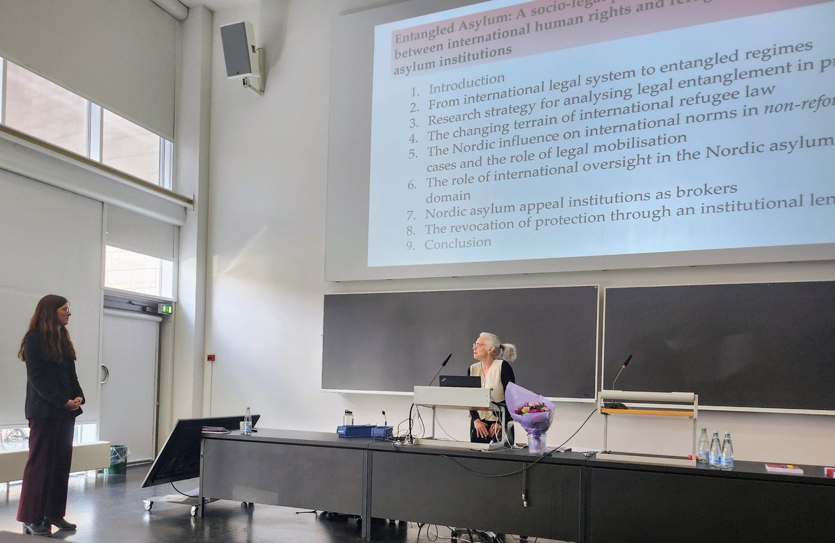 Thomas Gammeltoft-Hansen (@tgammeltoft) on Twitter photo 1st PhD defense ongoing at our new <a href="/MobileUCPH/">MOBILE</a> Center; and 1st PhD student to complete since I joined <a href="/jura_ku/">Det Juridiske Fakultet</a> - @SScottFord1 taking on entanglement theory, refugee law-human rights interactions and Nordic asylum institutions; it's been a privilege to have followed this project! 1st PhD defense ongoing at our new <a href="/MobileUCPH/">MOBILE</a> Center; and 1st PhD student to complete since I joined <a href="/jura_ku/">Det Juridiske Fakultet</a> - @SScottFord1 taking on entanglement theory, refugee law-human rights interactions and Nordic asylum institutions; it's been a privilege to have followed this project!