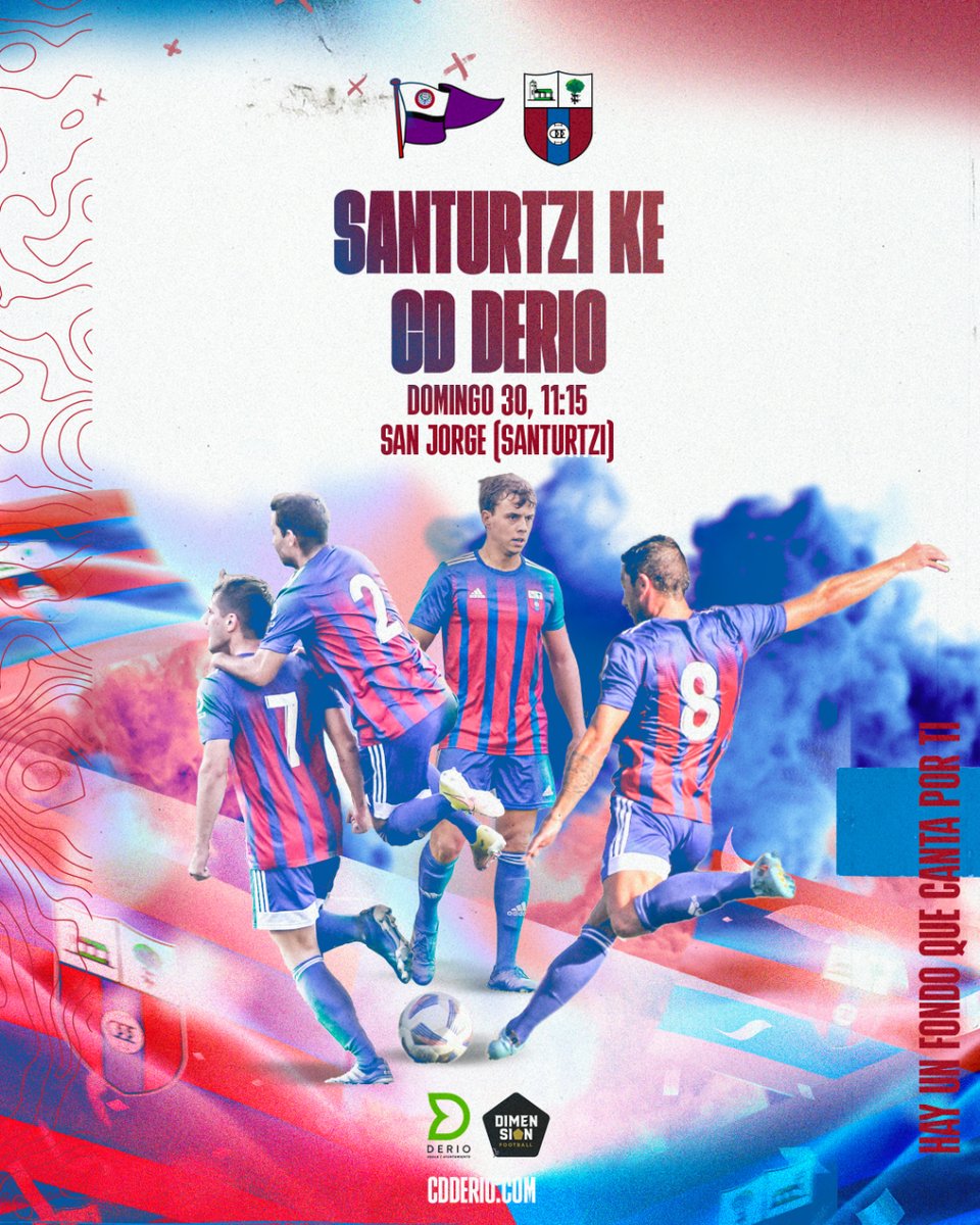 cd_derio's tweet photo. ⚠️ DIVISIÓN DE HONOR | OHOREZKO MAILA

☑️ Jornada 32 | 32. Jardunaldia

🆚 @CDSanturtziKE 
🗓 Domingo 30 | Domeka 30
🕖 11:15h
🏟 San Jorge, Santurtzi https://t.co/BPik0d5HhX