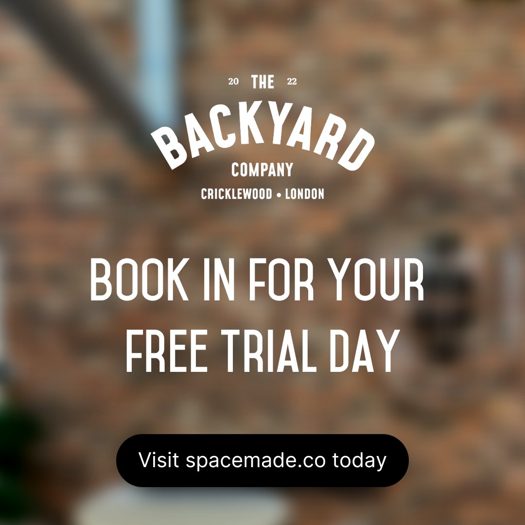 spacemade_co's tweet photo. Find your perfect workspace in your backyard ๐ป
Book yourself a free trial day at The Backyard Co! ๐ชด
๐ Unlock your free trial day: https://t.co/u2uJgryO5P
#coworking #london #flexibleworking #spacemade #cricklewood #coworkingcommunity #dogfriendlyoffice #flexibleworkspace https://t.co/61xAHQ1FOF