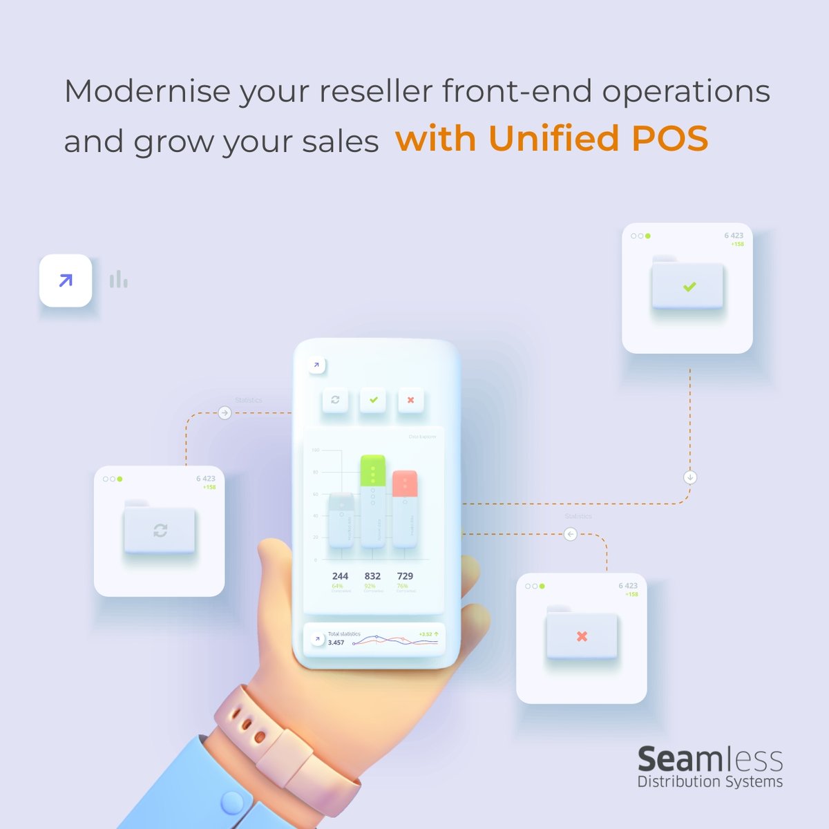 SDS_Seamless's tweet image. With a single UI that allows resellers to operate multiple channels, Unified POS allows you to: close more sales at your retail POS and unify all customer touch points in a single platform that’s built to grow with you.
seamless.se/unified-pos/

#seamless #omnichannels #retailpos