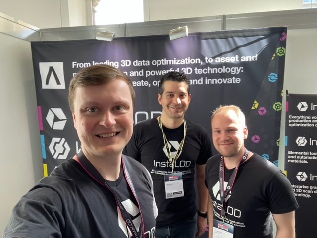It's the final day and so far we've had a blast at #FMX2023! If you haven't had the chance yet to check out our @InstaMAT_io Live Sessions, we have one more coming up at 4pm - make sure to drop by! #InstaLOD #InstaMAT